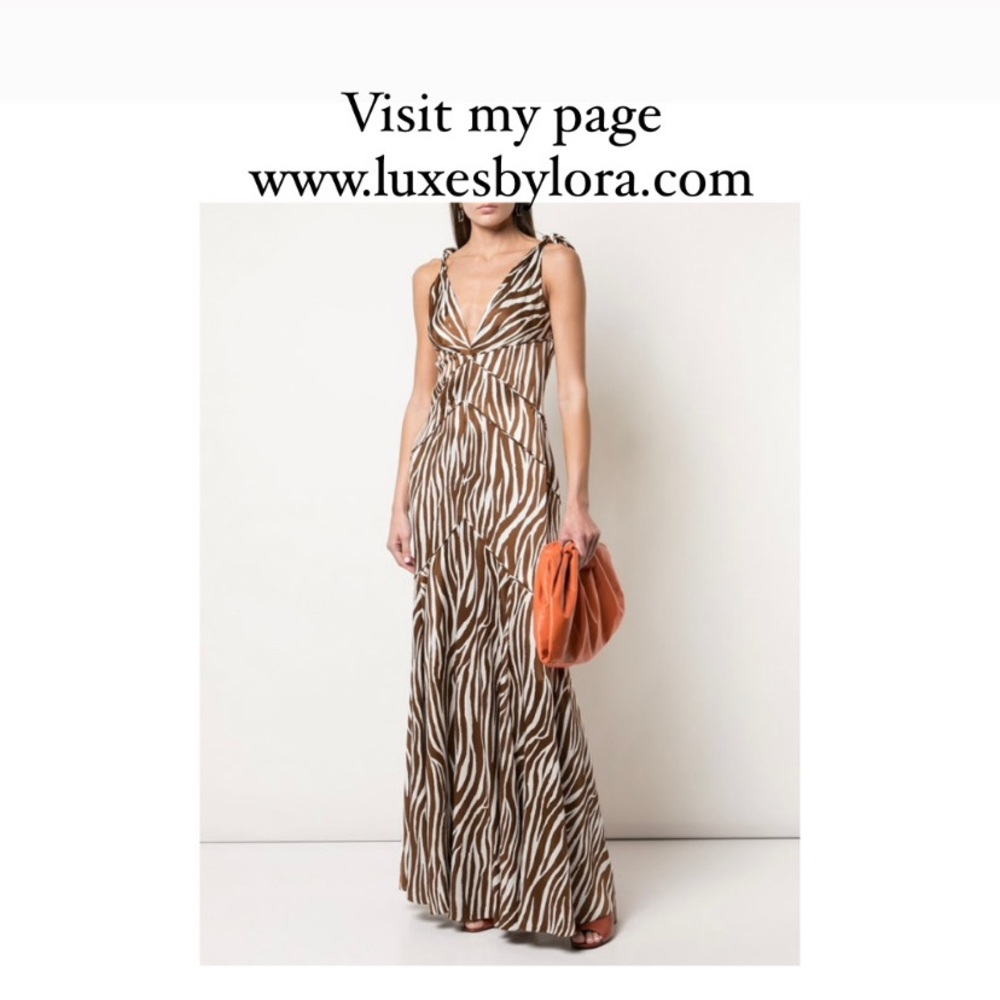 ♥️SOLD♥️Diane Von Furstenberg Scarlette Satin Gown SIZE 6